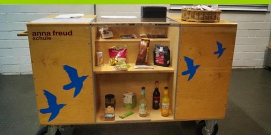 Junge Menschen stehen vor einer Wand. Es sind die Mitglieder des youpaN